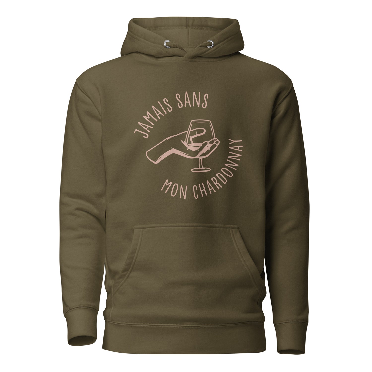 Jamais sans mon chardonnay - Sweat à Capuche Unisexe