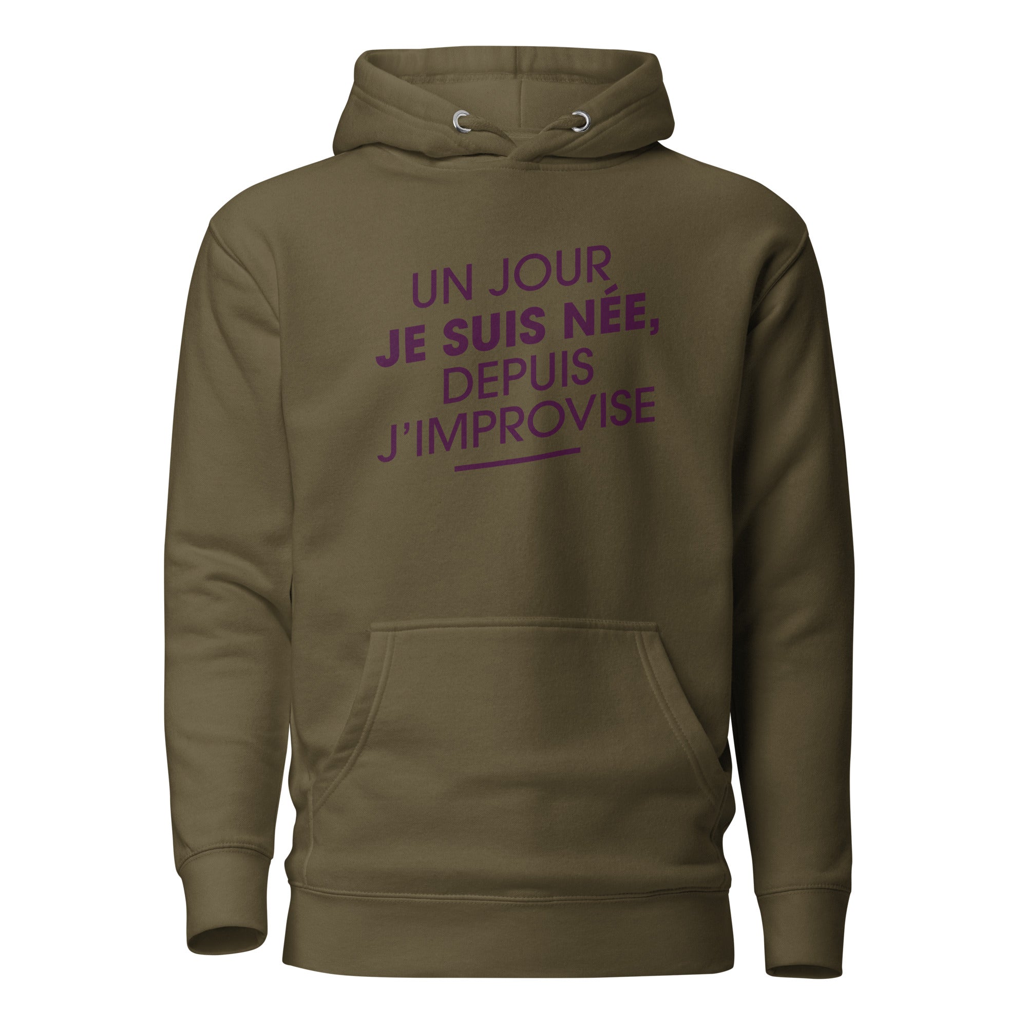 Un jour je suis née - Sweat à Capuche Unisexe