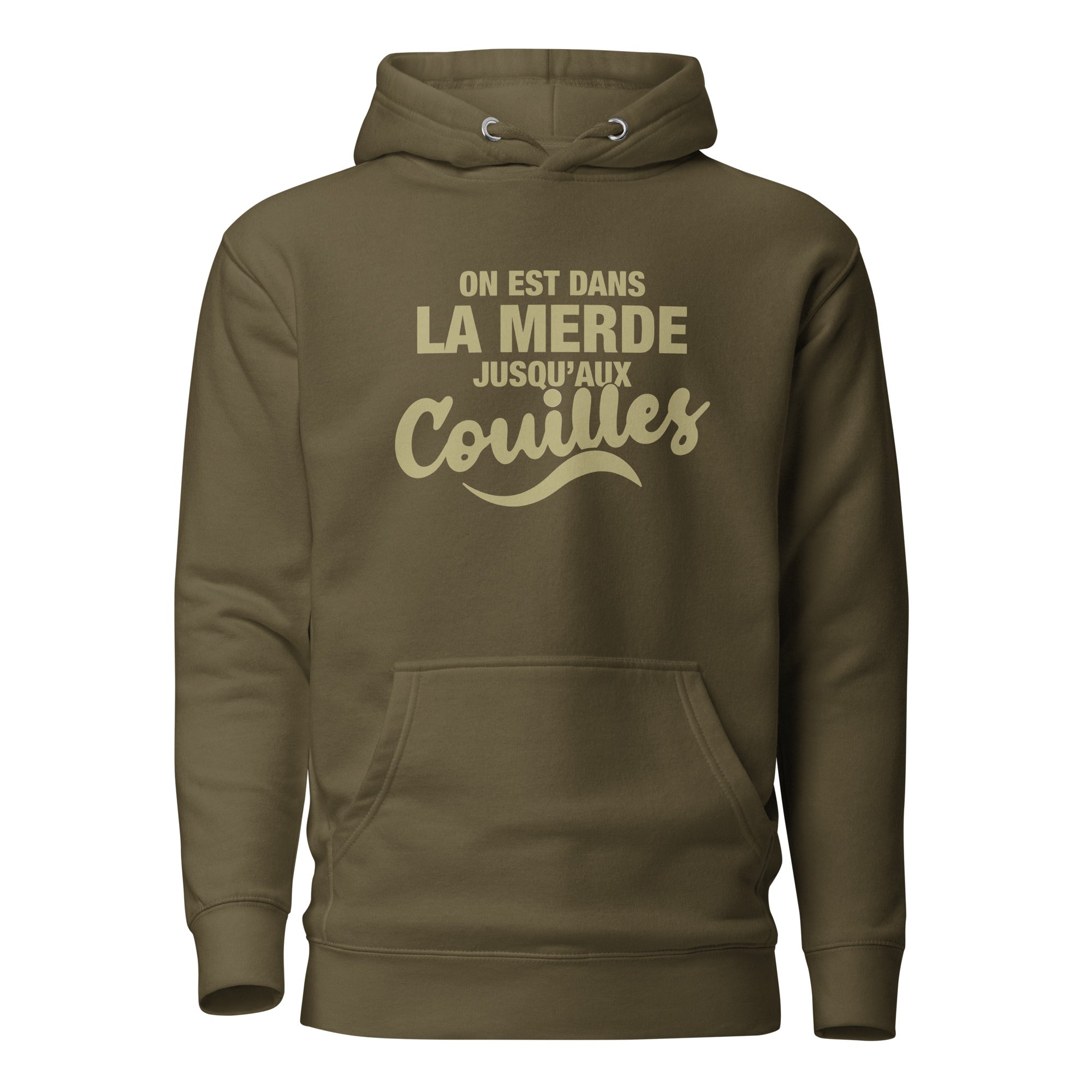 Dans la merde - Sweat à Capuche Unisexe