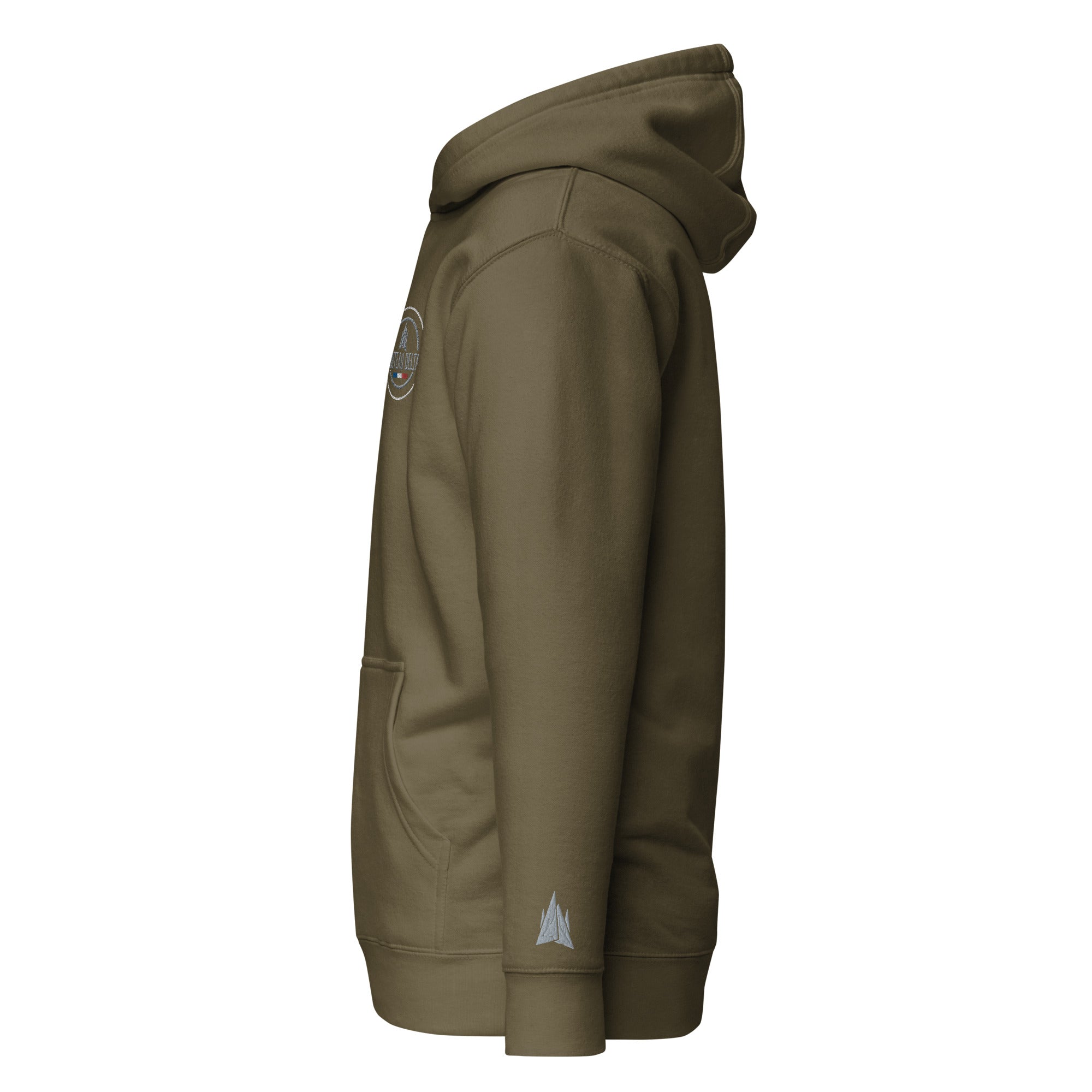 Couteau Delta - Sweat à Capuche Unisexe - Coeur et Poignet - Brodé