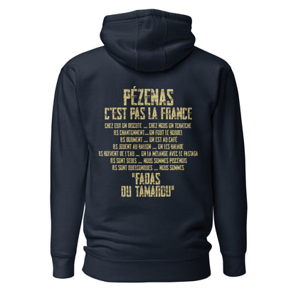 Fadas du Tamarou - Sweat à Capuche Unisexe - Coeur &amp; dos