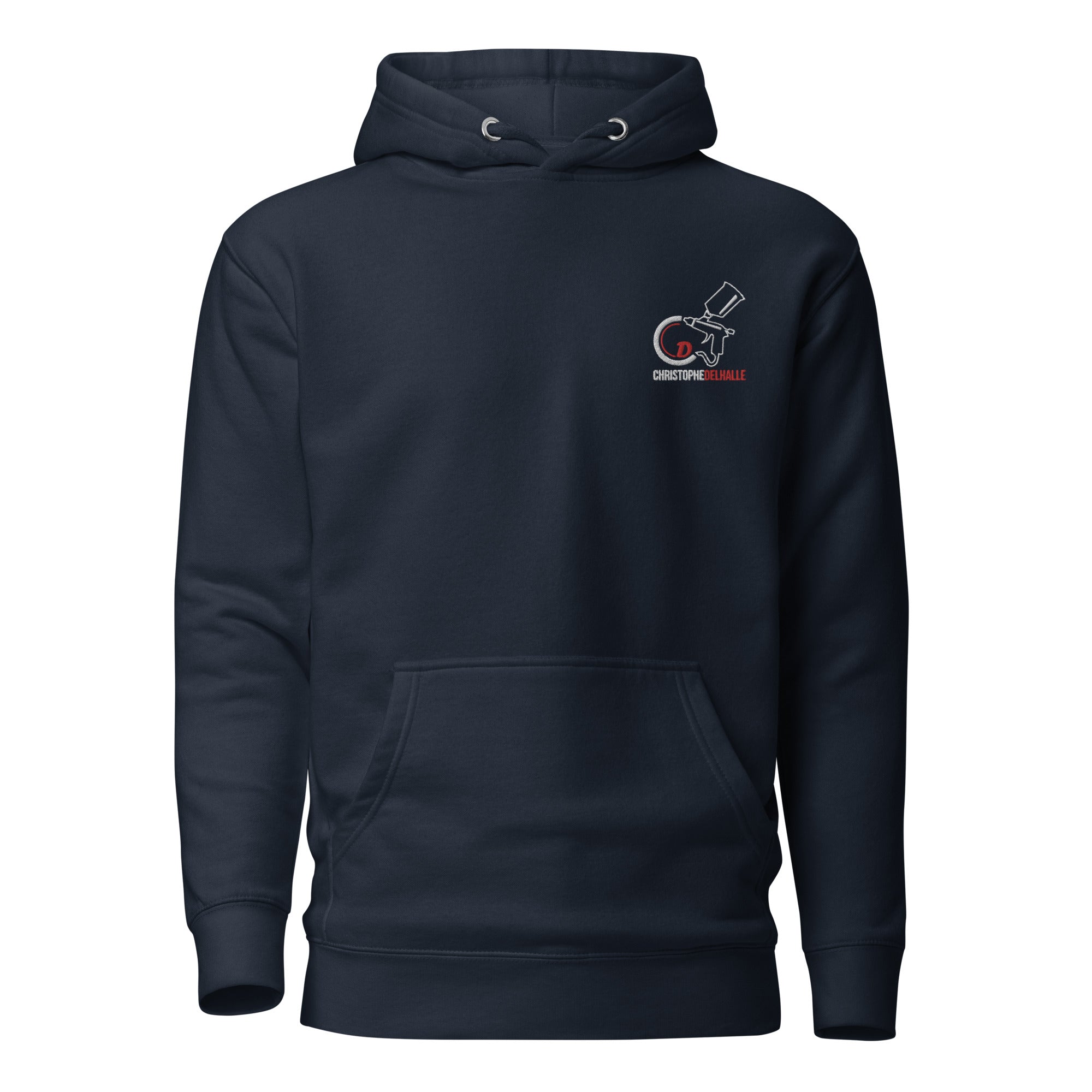 Christophe Delhalle - Sweat à Capuche Unisexe - Brodé
