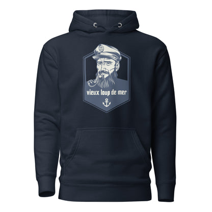 Vieux loup de mer - Sweat à Capuche Unisexe