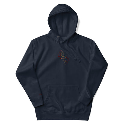 Coeur de Pik - Mawi - Sweat à Capuche Unisexe - Brodé