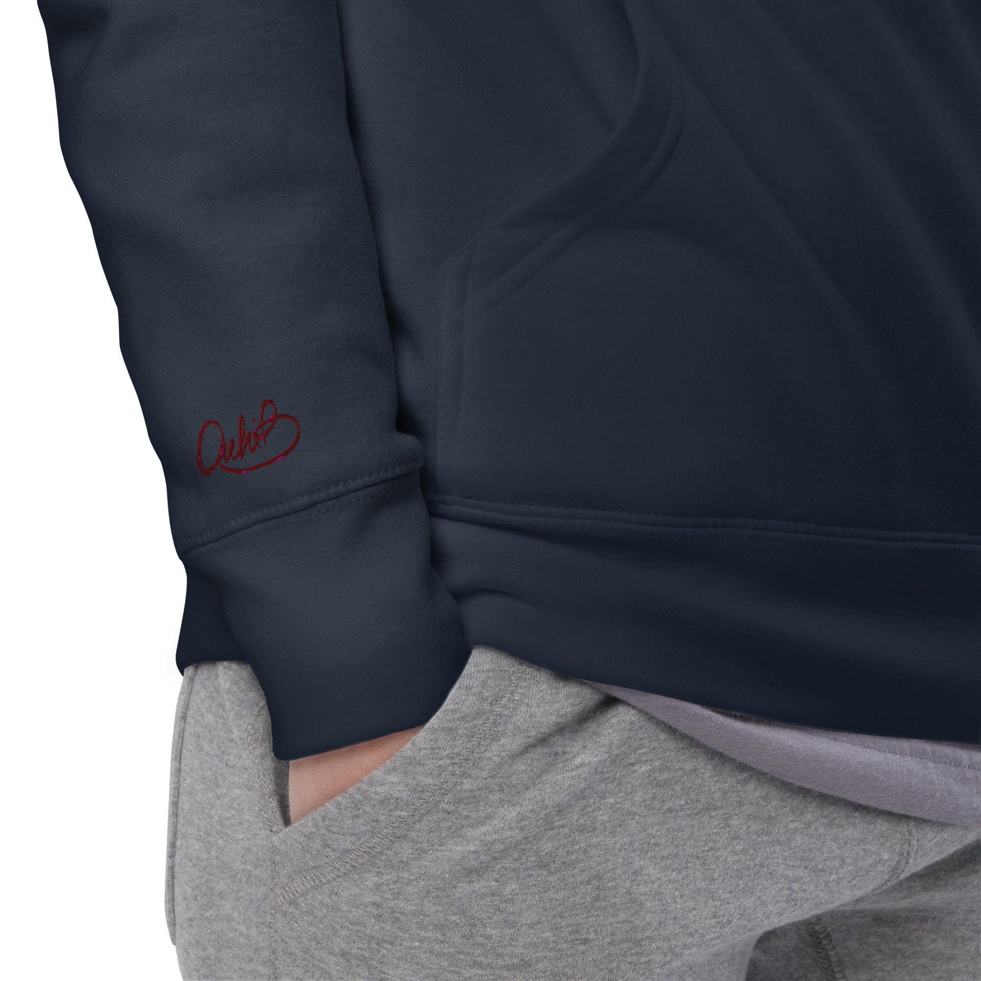 Coeur de Pik - Mawi - Sweat à Capuche Unisexe - Brodé