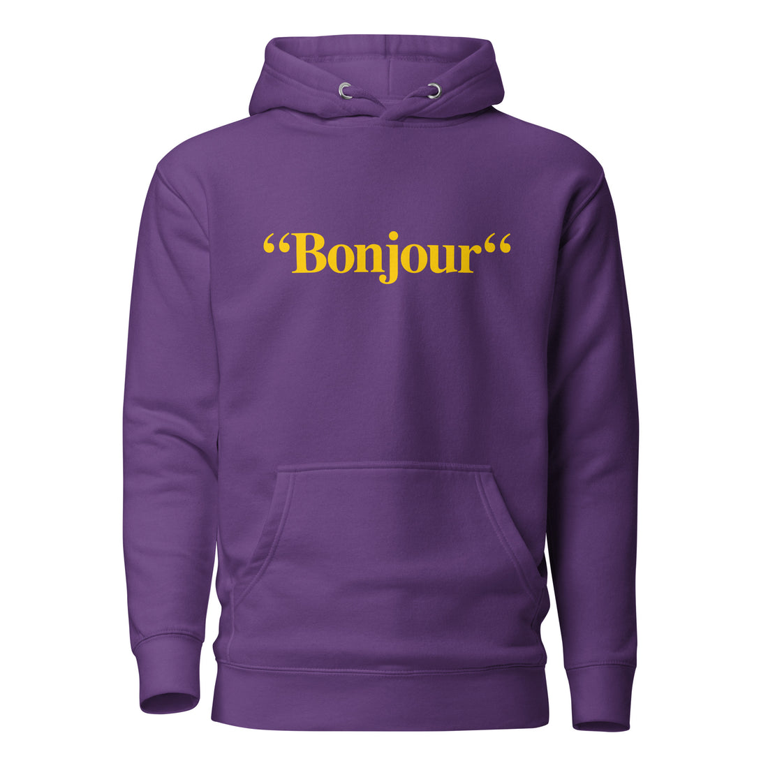 &quot;Bonjour&quot; - Sweat à Capuche Unisexe