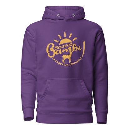 Sauvez Bambi - Sweat à Capuche Unisexe