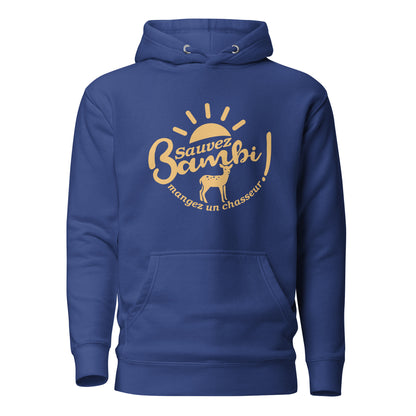 Sauvez Bambi - Sweat à Capuche Unisexe