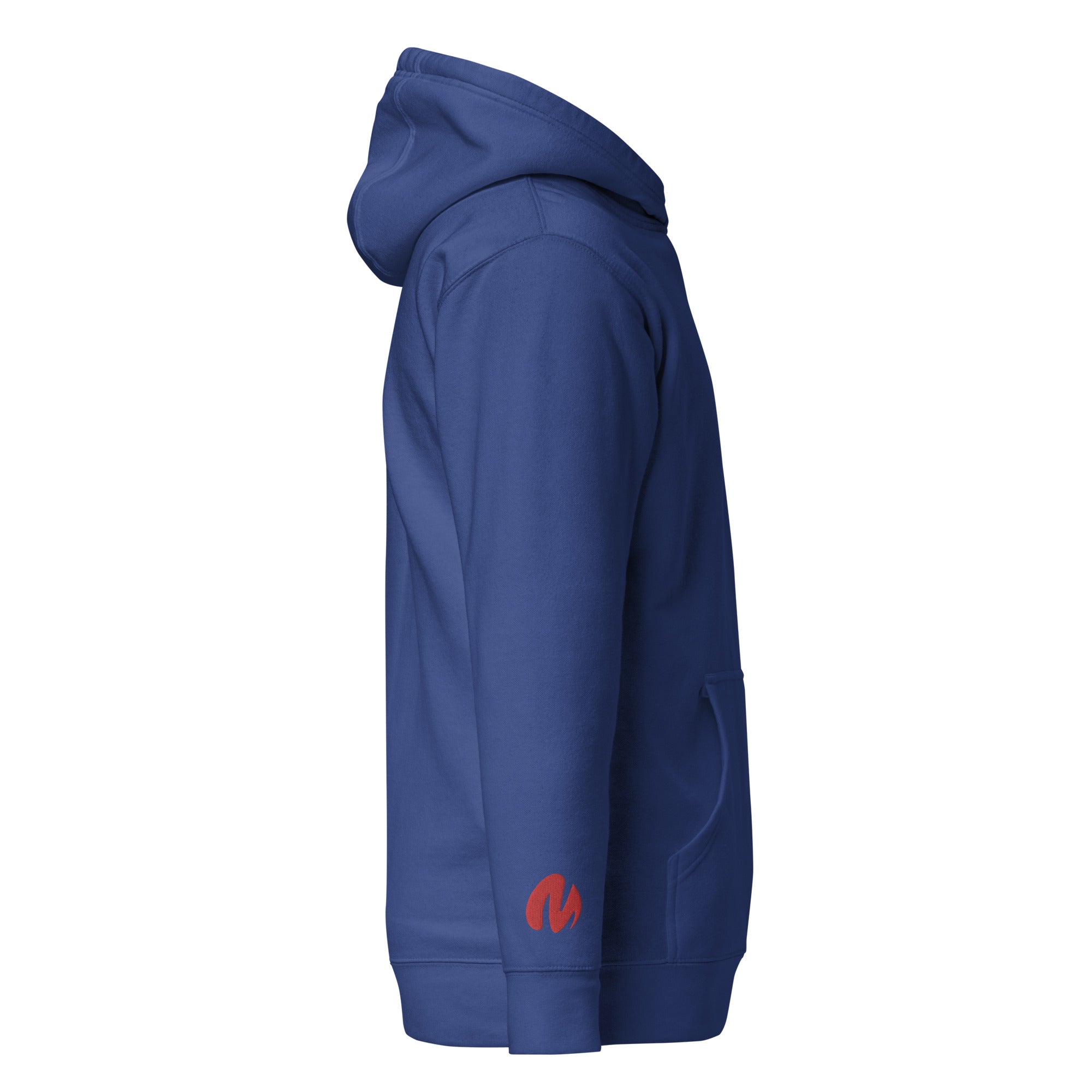 Media Group - Pro - Sweat à Capuche Unisexe - Brodé - Cœur &amp; Manche