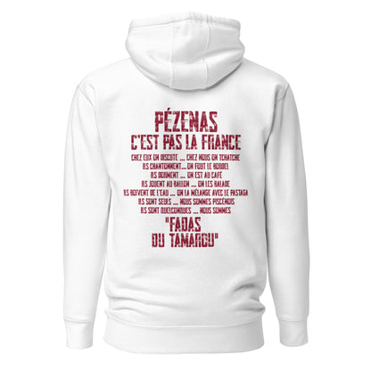 Fadas du Tamarou - Sweat à Capuche Unisexe - Coeur &amp; dos