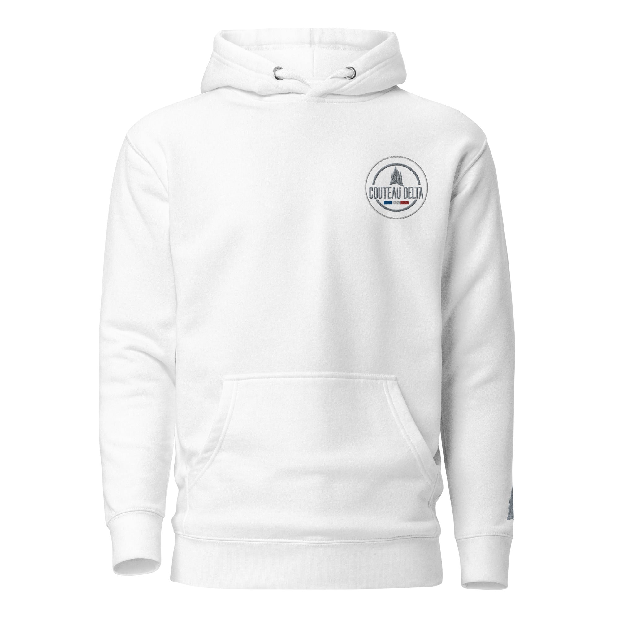 Couteau Delta - Sweat à Capuche Unisexe - Coeur et Poignet - Brodé