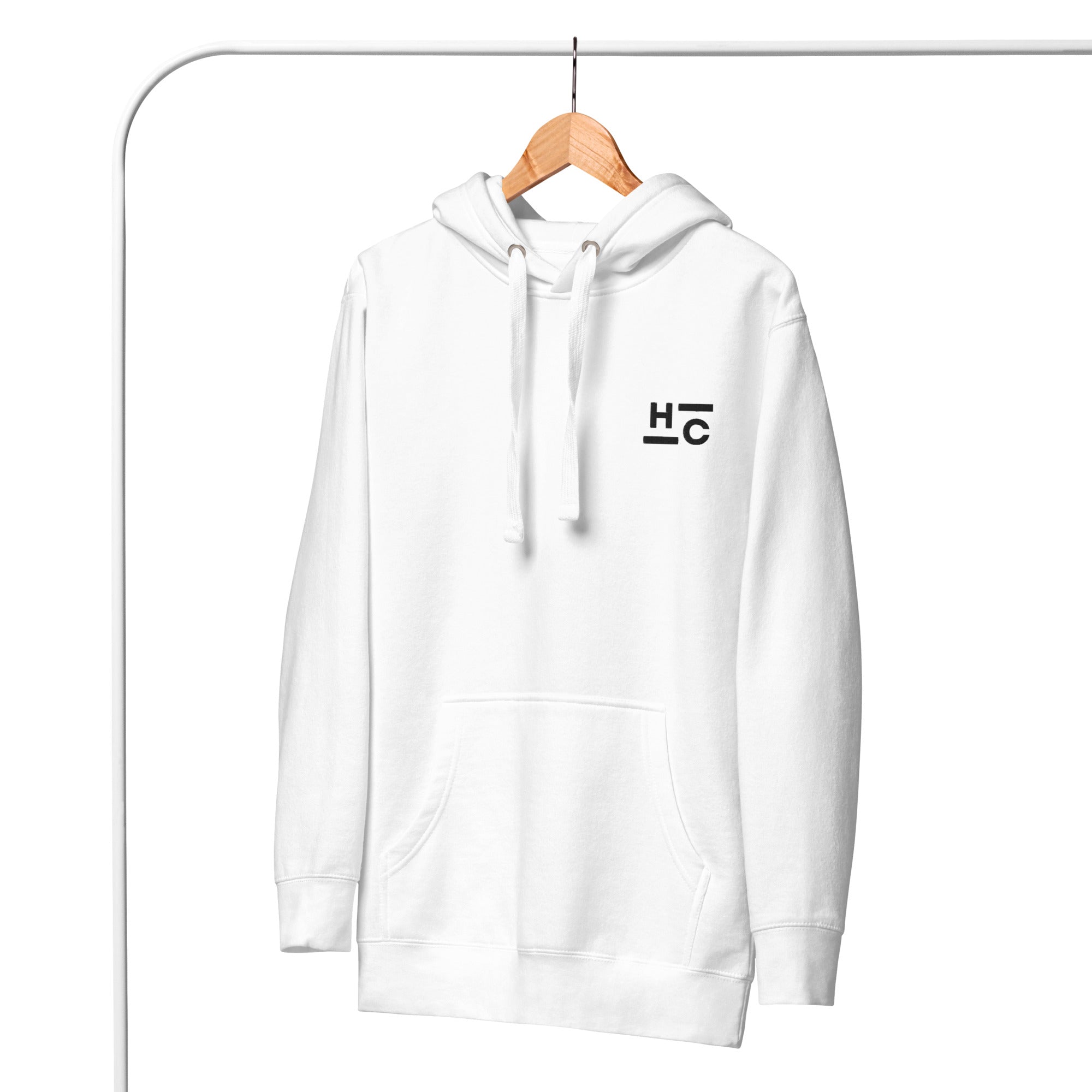 HC Acoustique - Pro - Sweat à Capuche Unisexe Brodé cœur