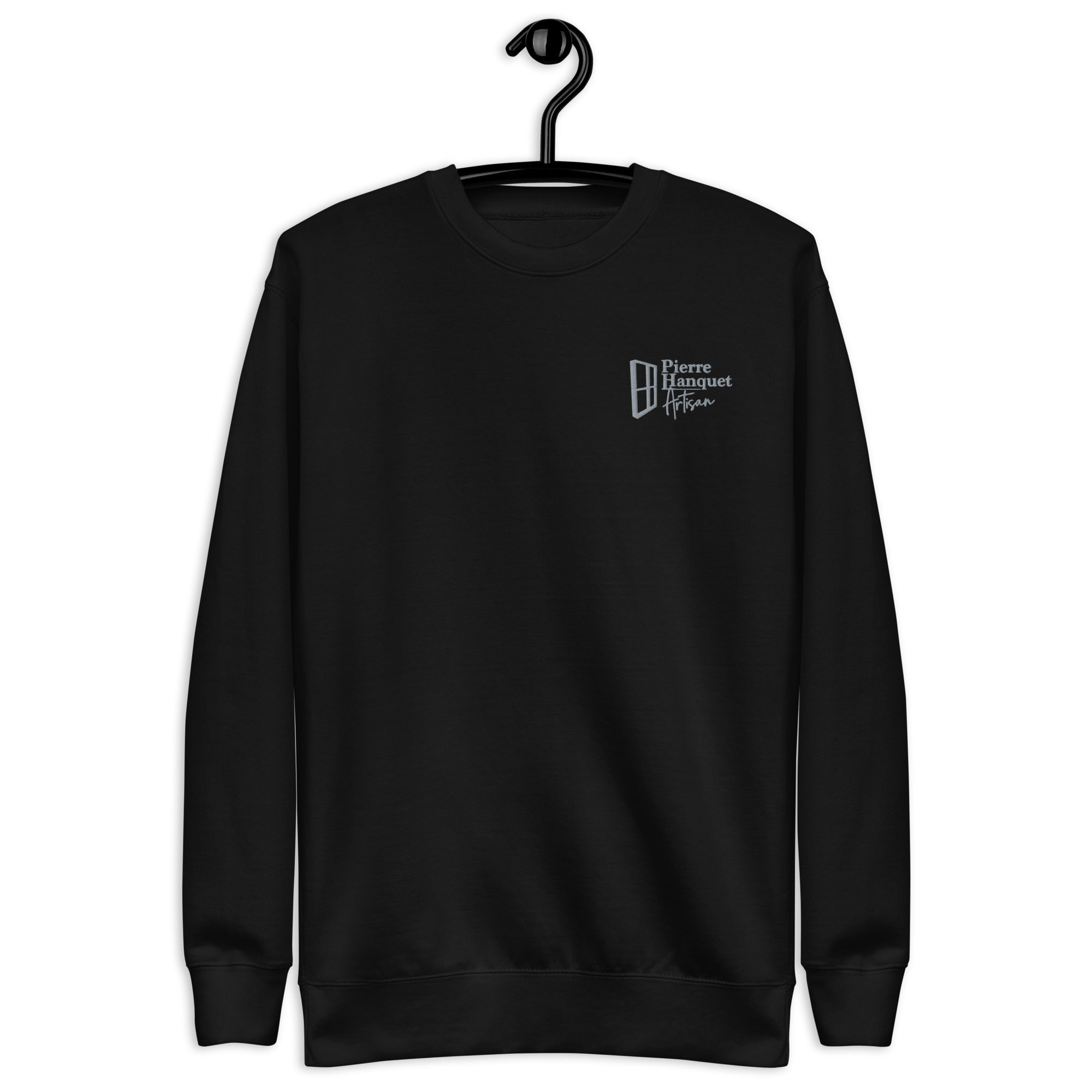 Pierre Hanquet - Sweat Col Rond Premium - Unisexe - Brodé
