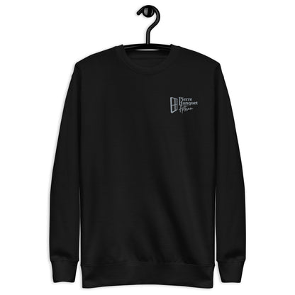 Pierre Hanquet - Sweat Col Rond Premium - Unisexe - Brodé