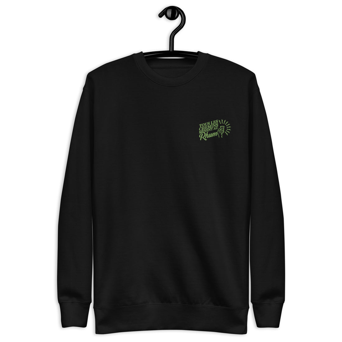 Tous les chemins mènent au rhum - Sweat Col Rond Premium - Unisexe