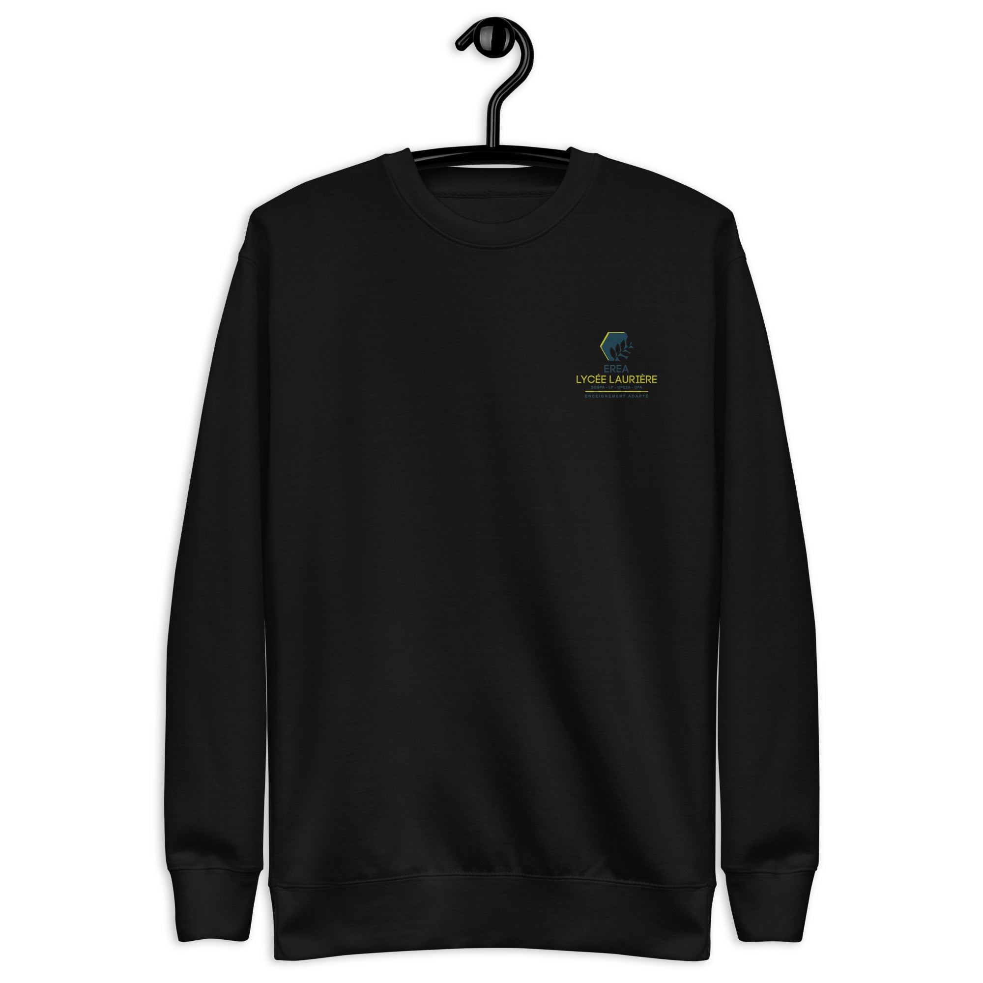 EREA Lycée Lauriere - Sweat Col Rond Premium - Unisexe - Brodé