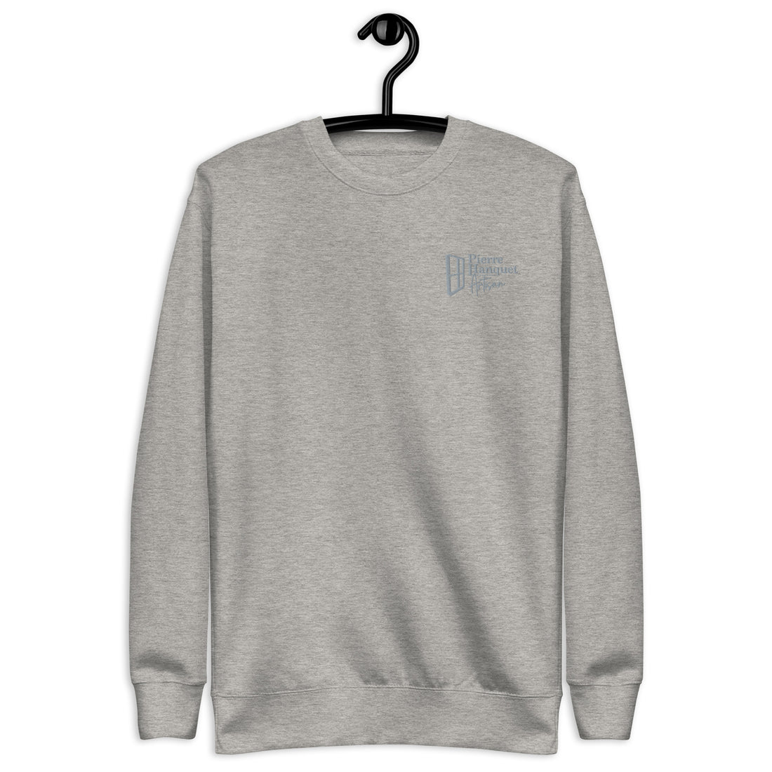 Pierre Hanquet - Sweat Col Rond Premium - Unisexe - Brodé