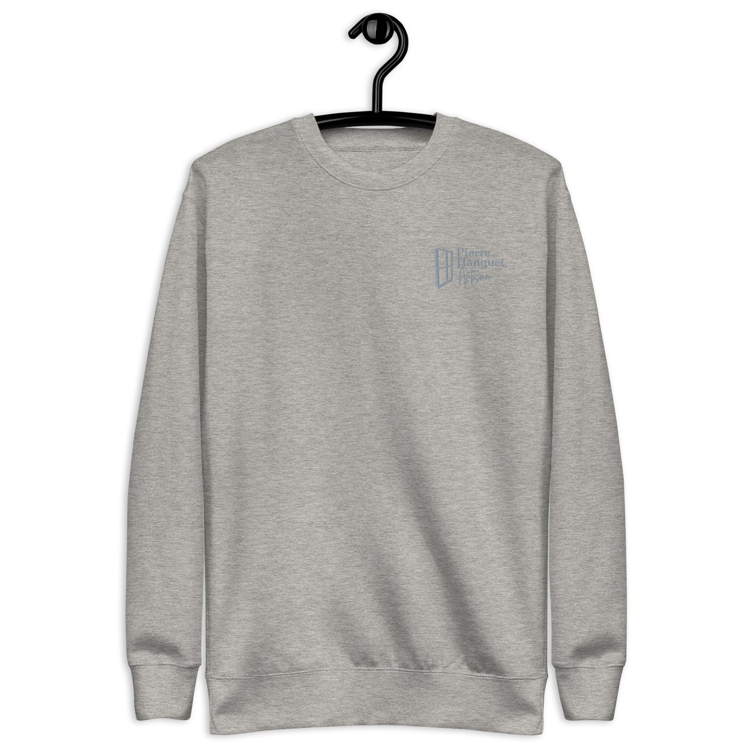 Pierre Hanquet - Sweat Col Rond Premium - Unisexe - Brodé
