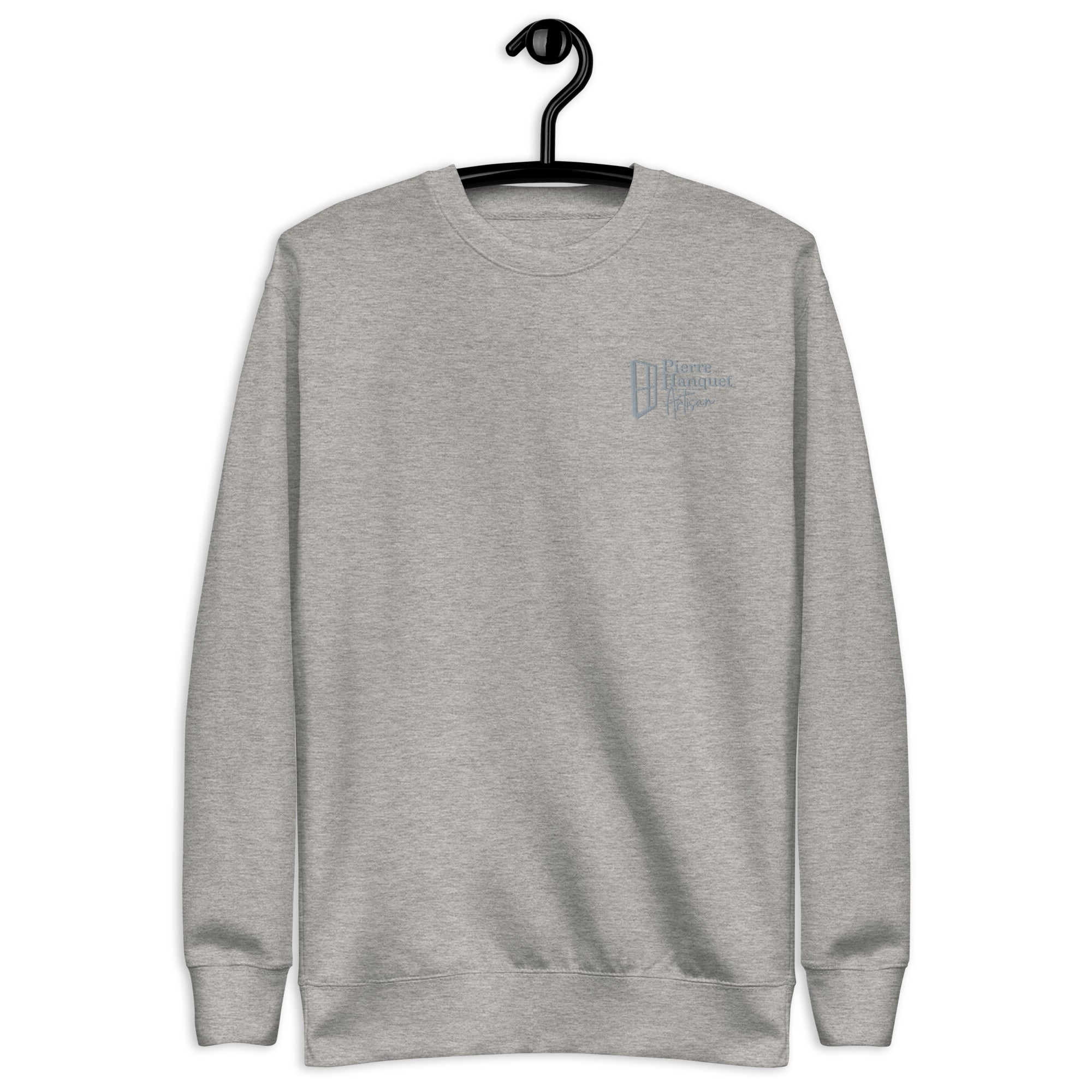 Pierre Hanquet - Sweat Col Rond Premium - Unisexe - Brodé