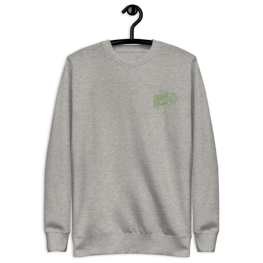 Tous les chemins mènent au rhum - Sweat Col Rond Premium - Unisexe