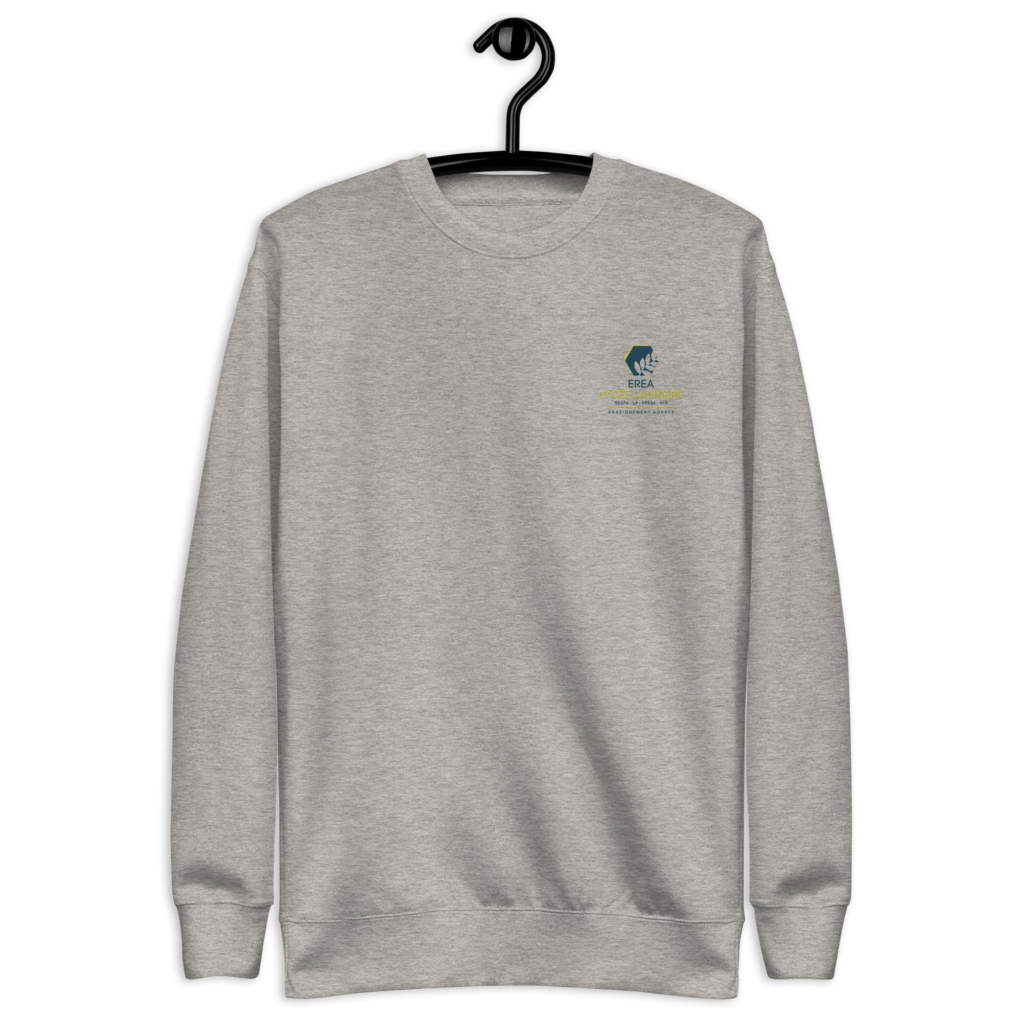 EREA Lycée Lauriere - Sweat Col Rond Premium - Unisexe - Brodé