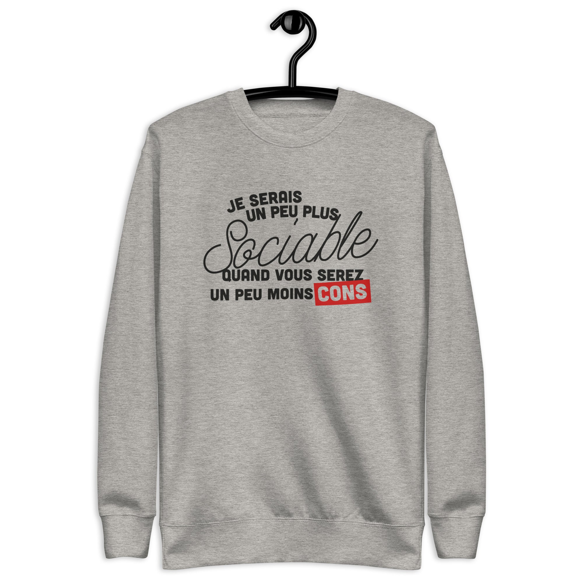Sociable - Sweatshirt premium unisexe