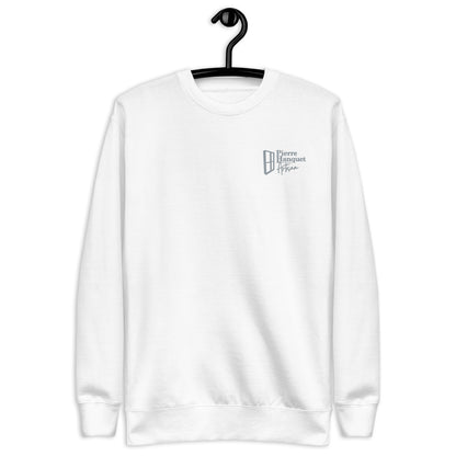 Pierre Hanquet - Sweat Col Rond Premium - Unisexe - Brodé