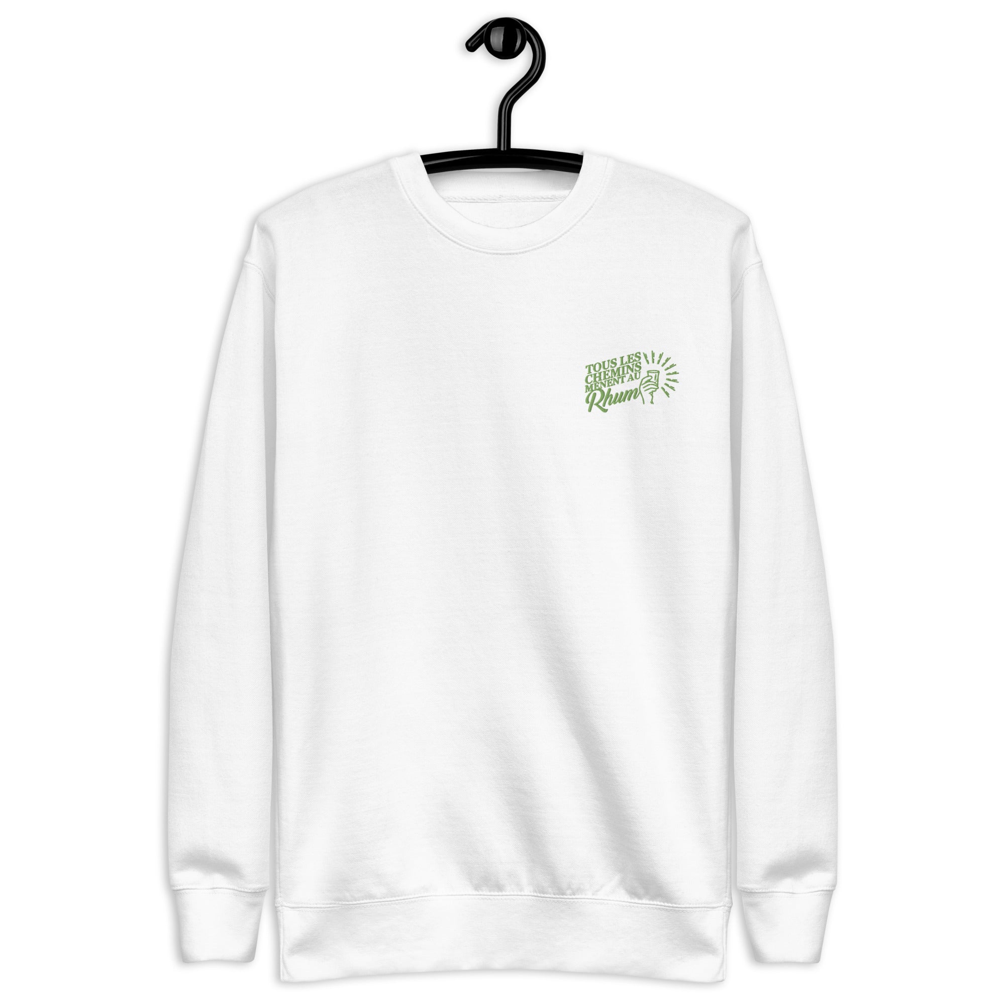 Tous les chemins mènent au rhum - Sweat Col Rond Premium - Unisexe