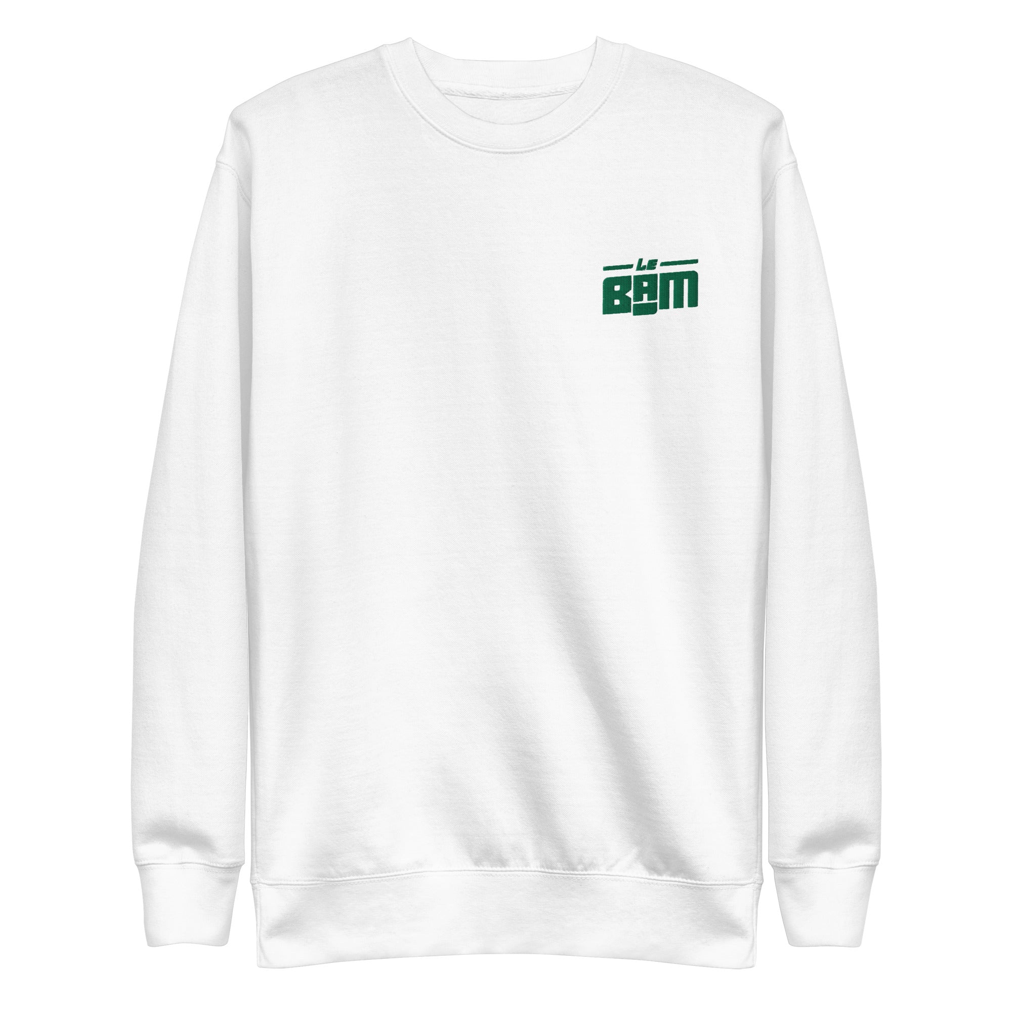 Le BAM -  Sweat Col Rond Premium - Unisexe - Brodé