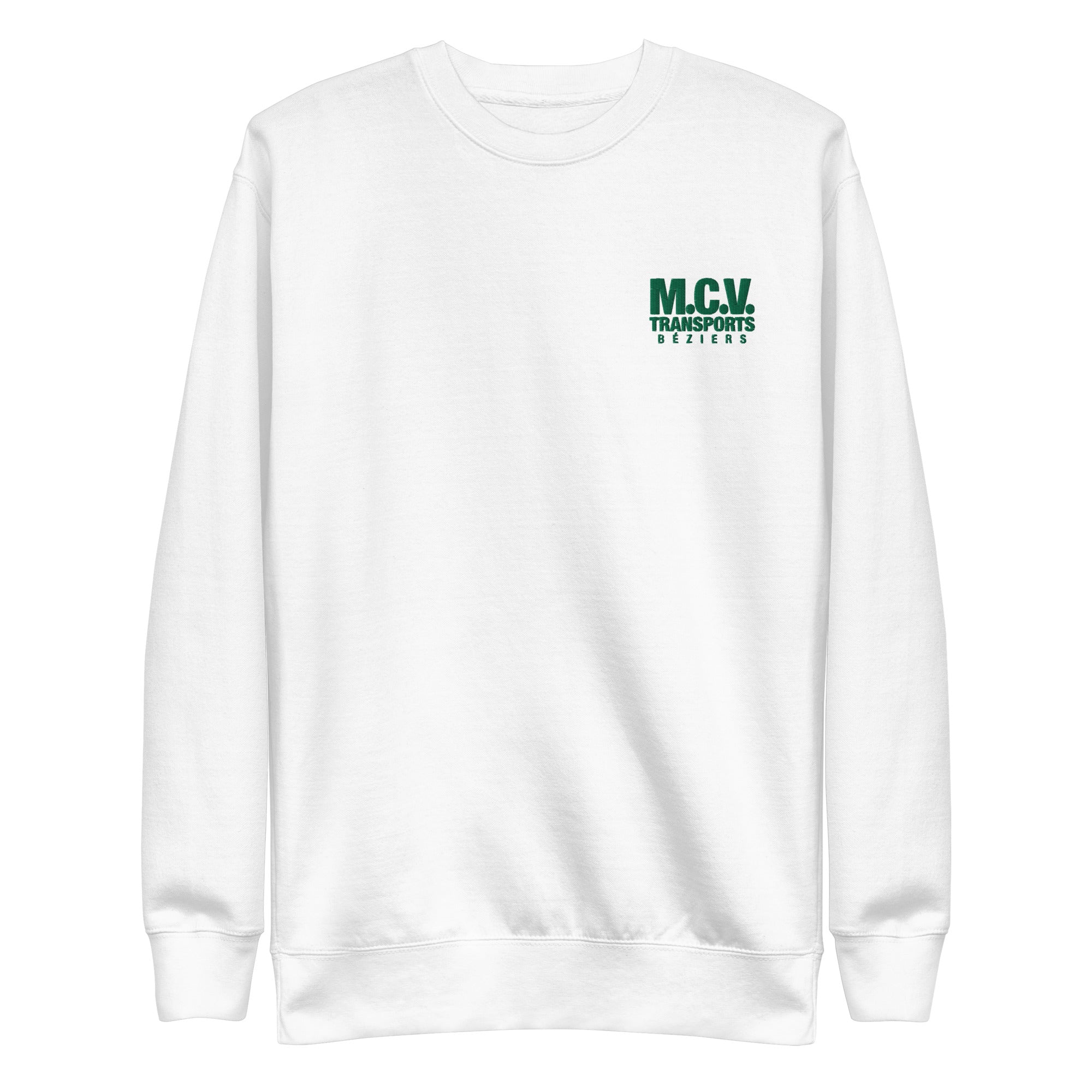 MCV - Sweat Col Rond Premium - Unisexe - Brodé