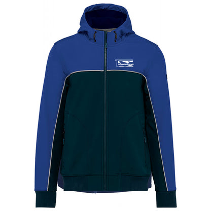 Tous Services Piscines - Veste softshell manche longue - Floqué coeur et Dos