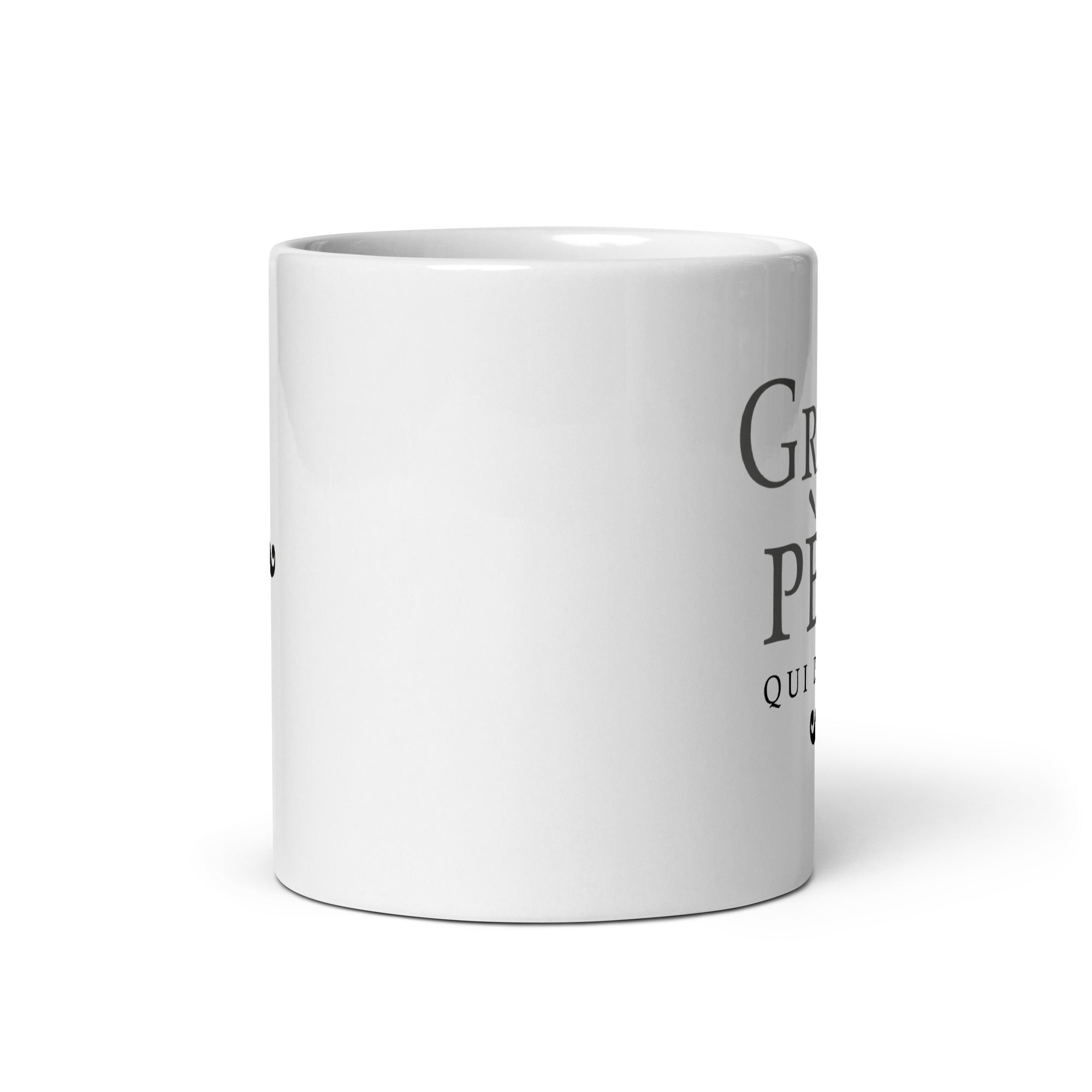 Grand-père qui déchire - Mug Blanc Brillant