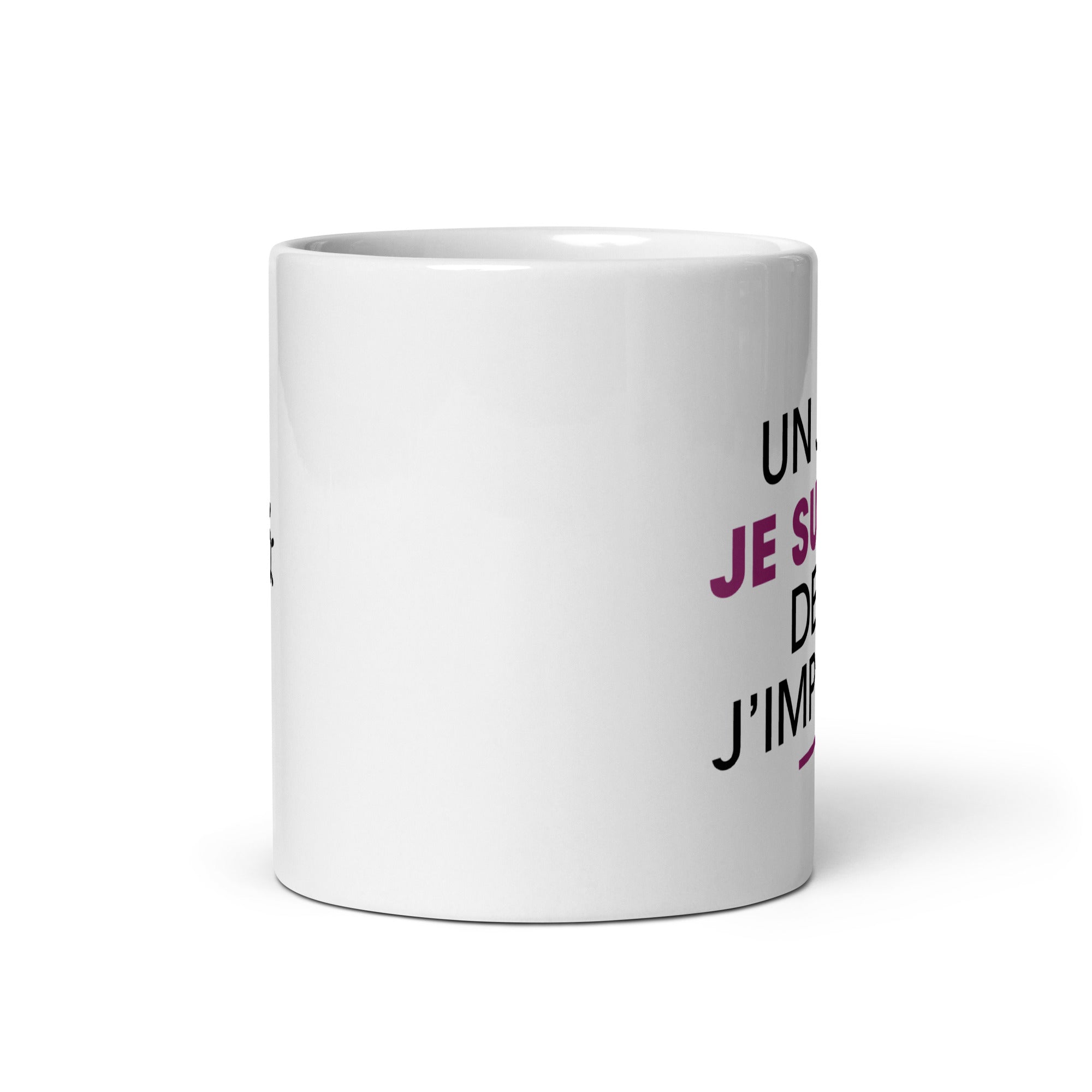 Improvise Femme - Mug Blanc Brillant