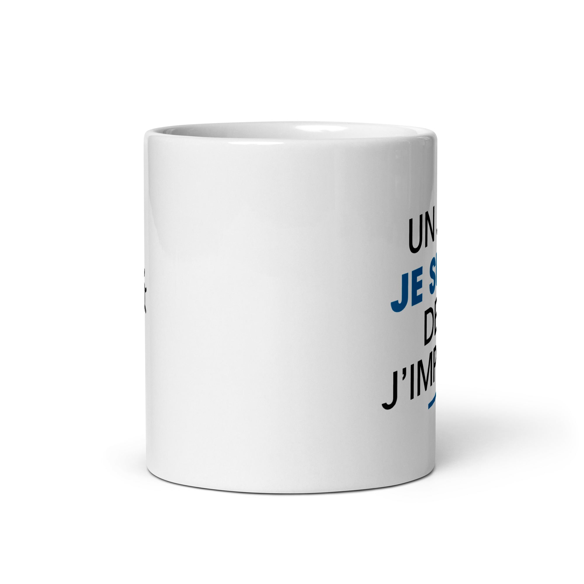 Improvise Homme - Mug Blanc Brillant