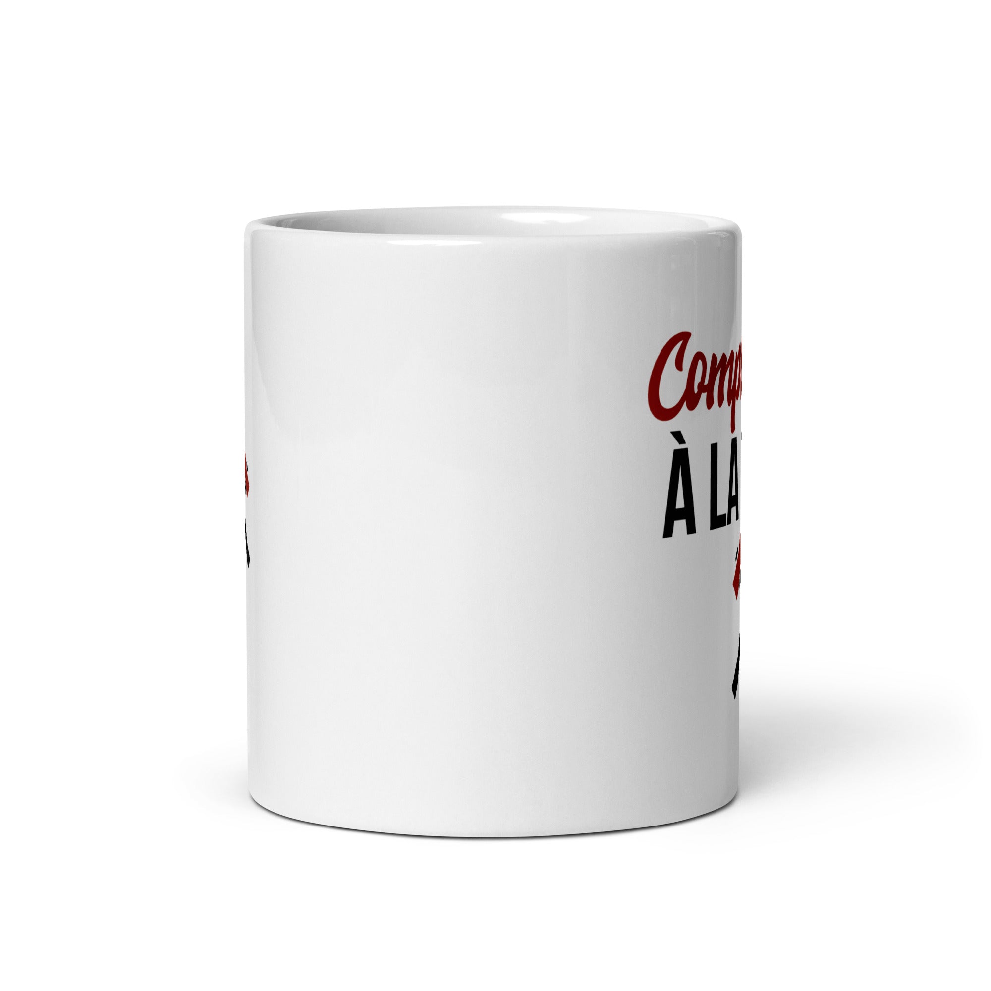 Complètement à la masse -  Mug Blanc Brillant