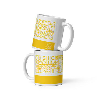 Sictom Jaune - Mug Blanc Brillant