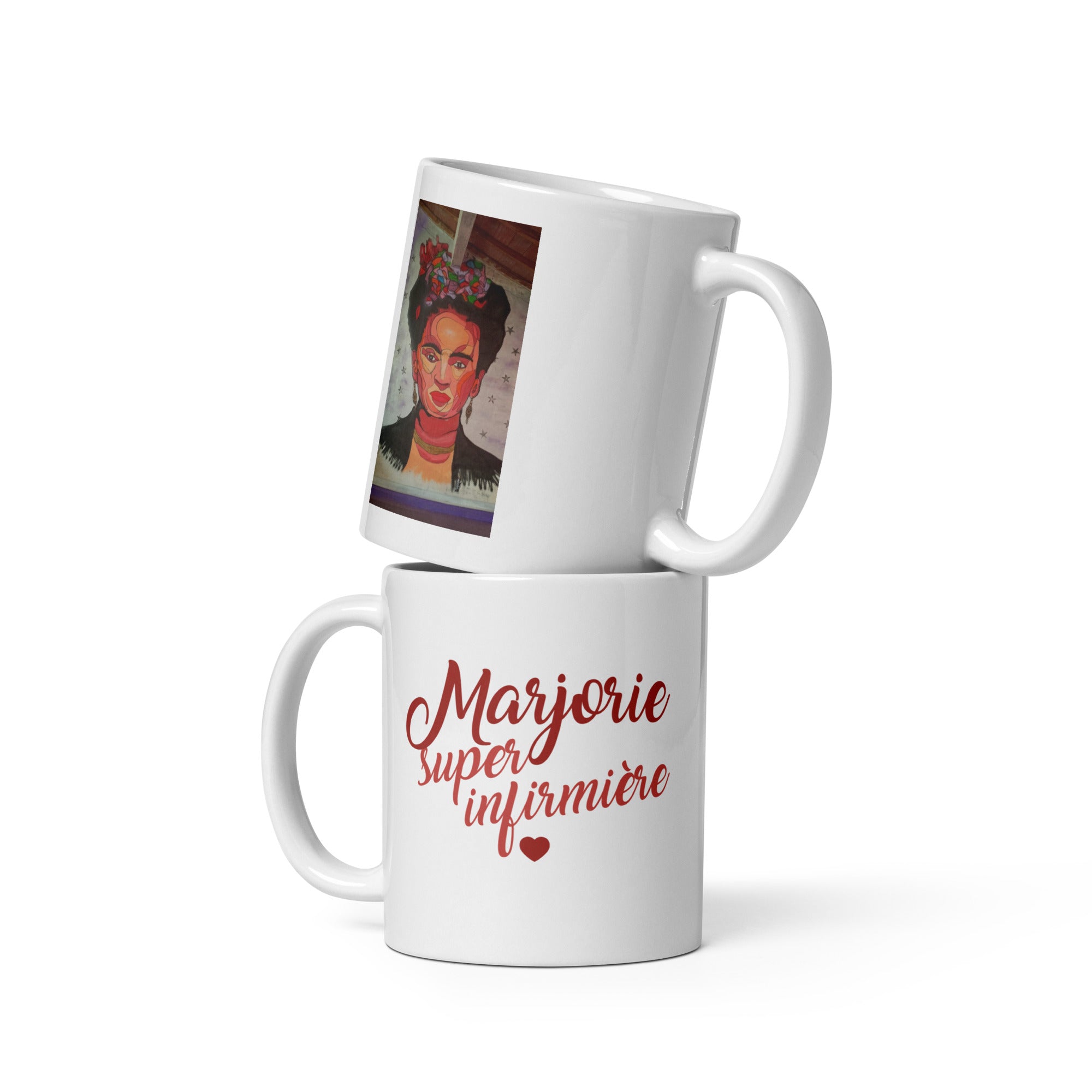Marjorie - Mug Blanc Brillant