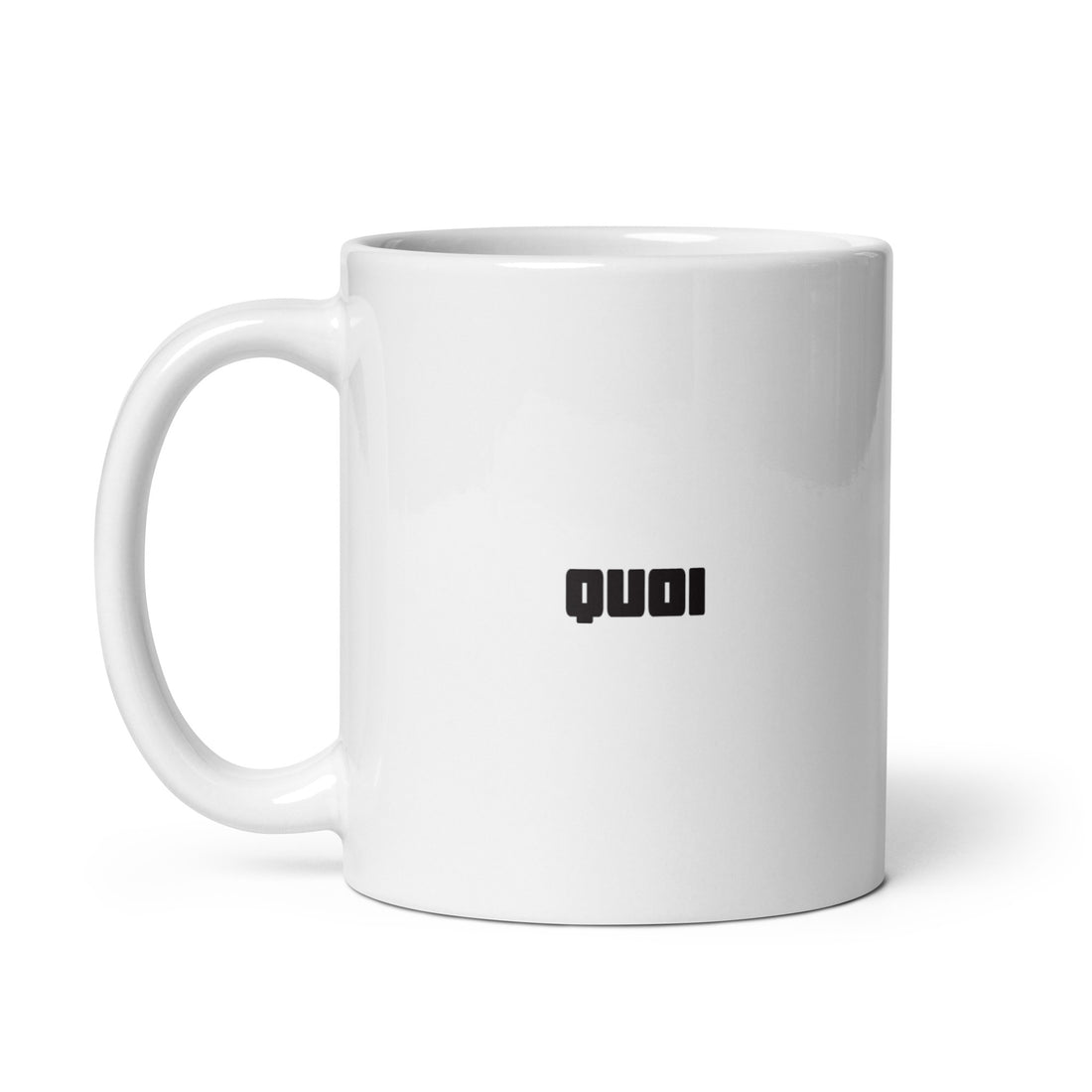 Quoicoubeh - Mug Blanc Brillant