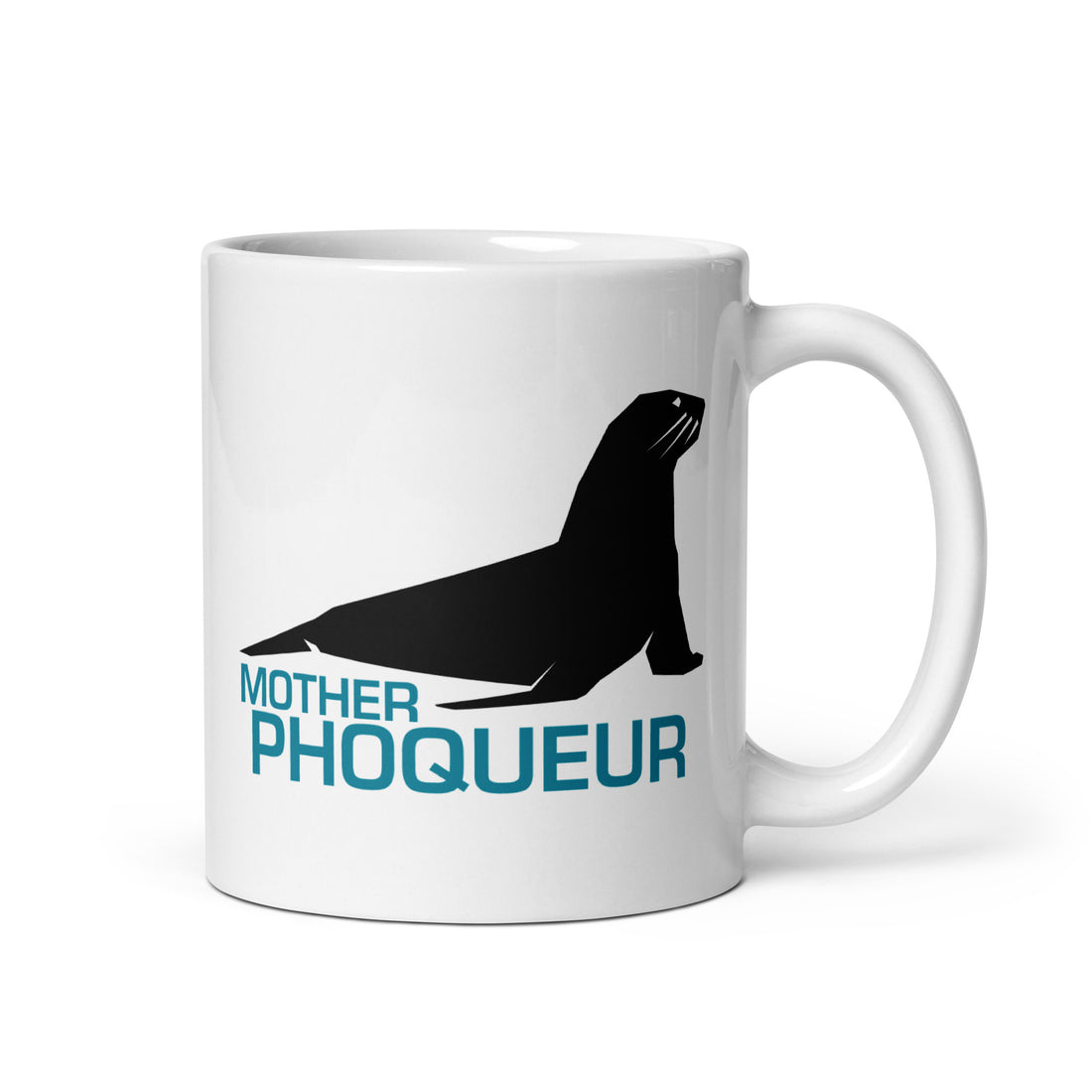 Mother phoqueur - Mug Blanc Brillant
