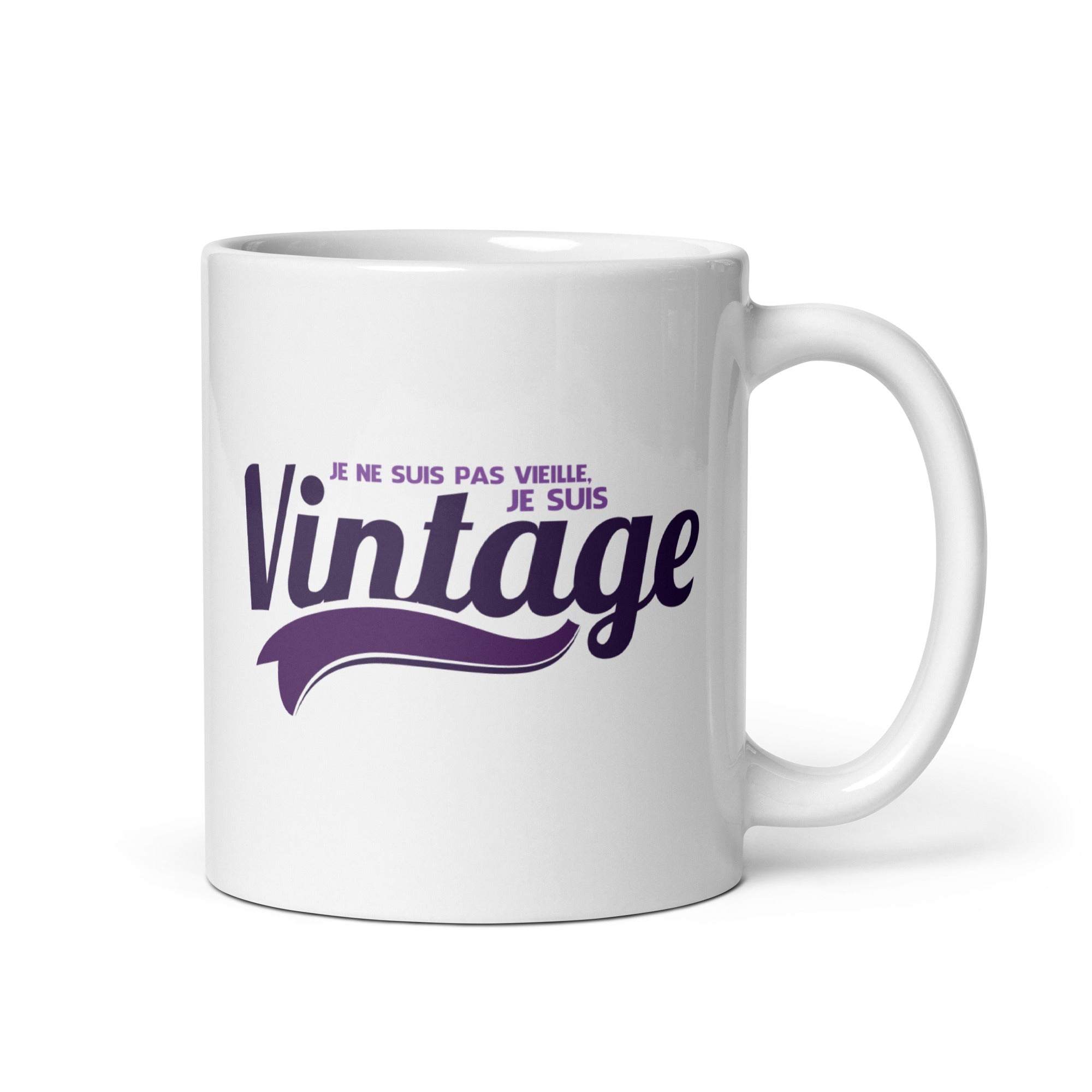 Je suis pas vielle - Mug Blanc Brillant