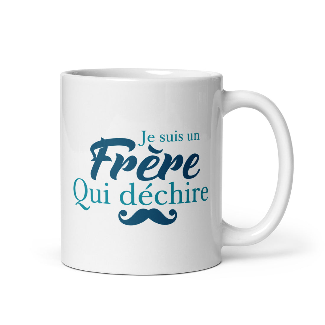 Frère qui déchire - Mug Blanc Brillant