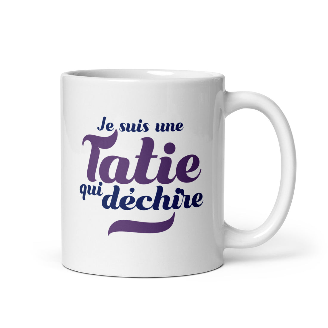 Tatie qui déchire - Mug Blanc Brillant