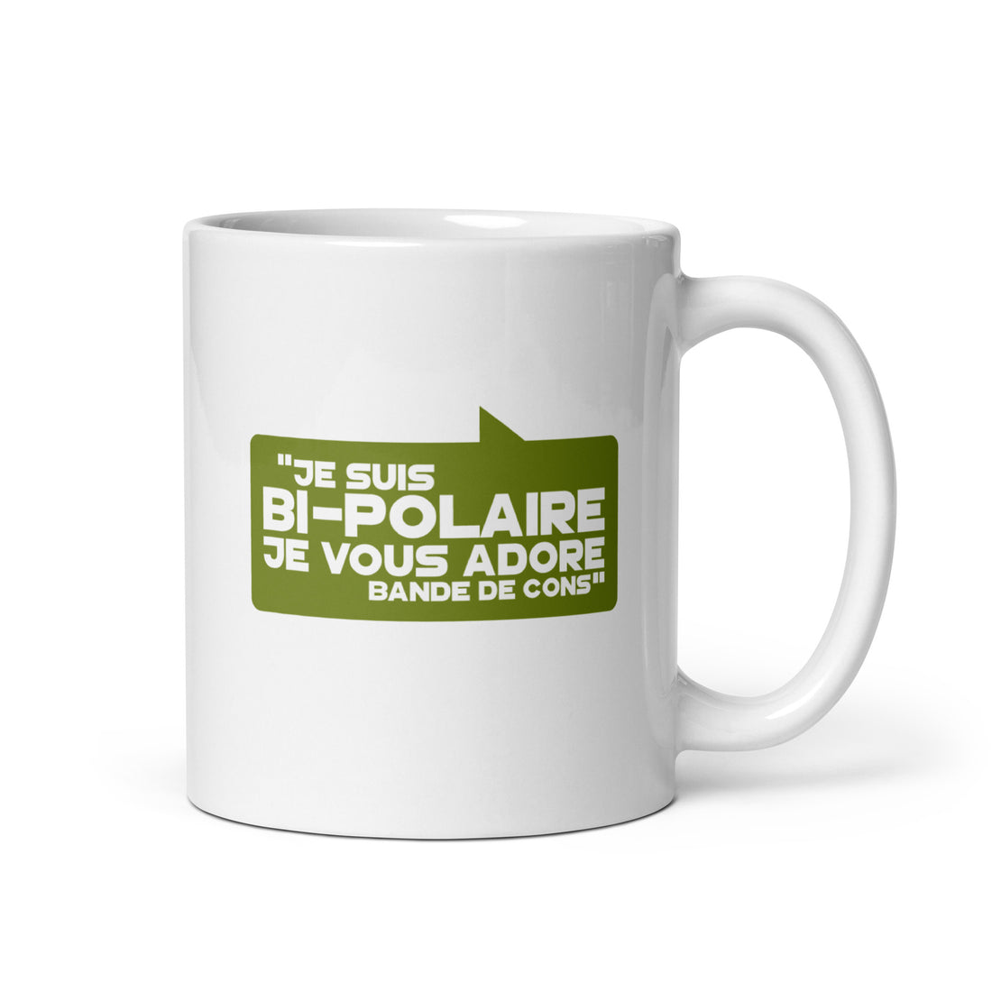 Bipolaire - Mug Blanc Brillant