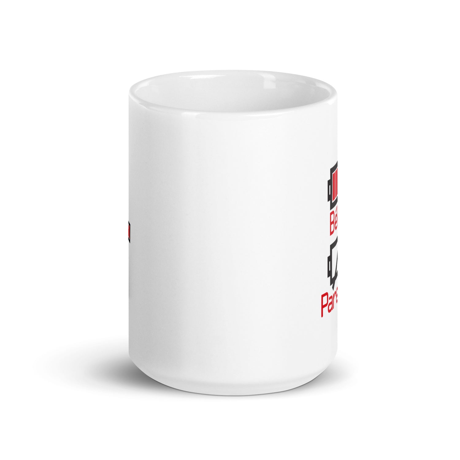 Bébé batterie pleine - Mug Blanc Brillant