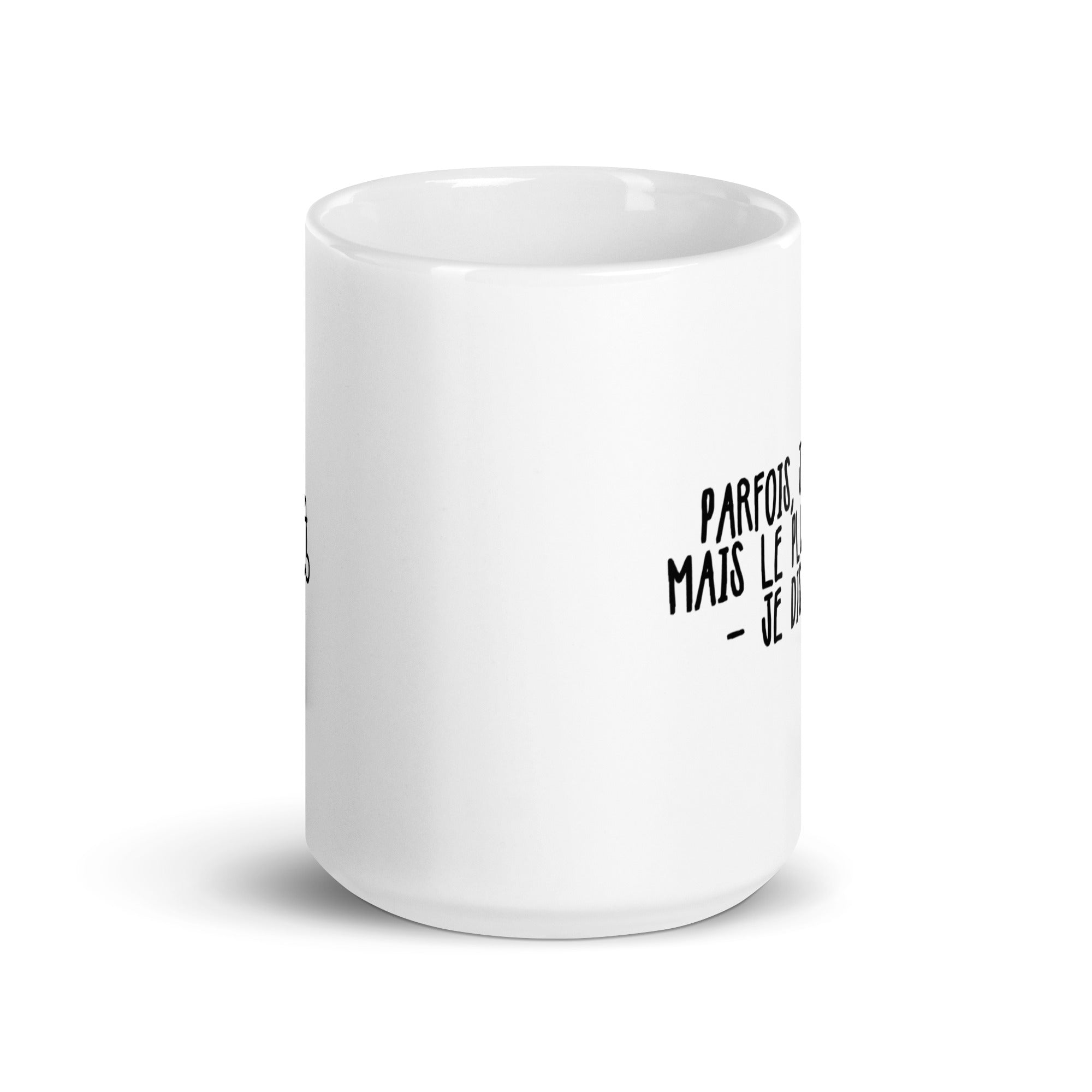 Le plus souvent je diverge - Mug Blanc Brillant