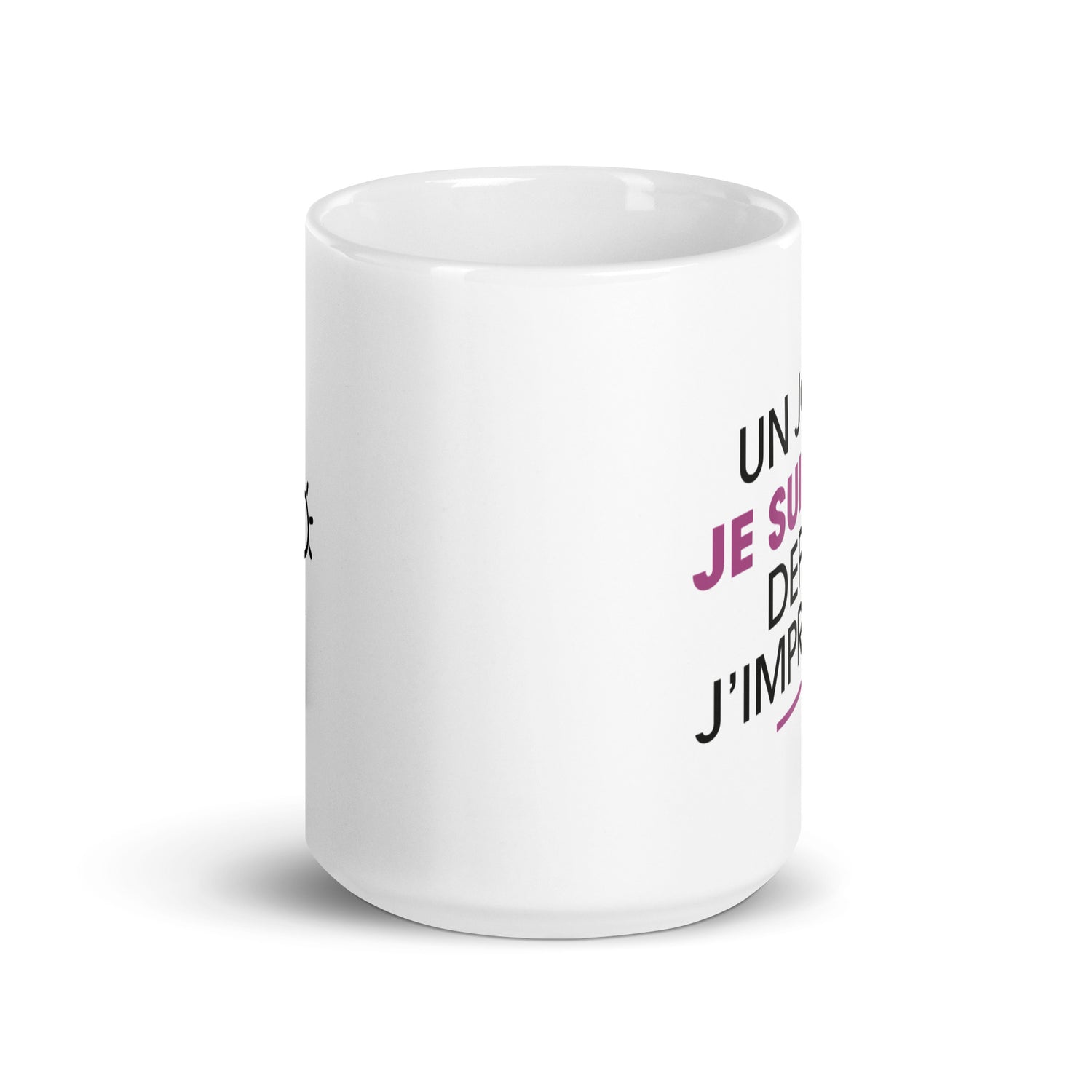 Improvise Femme - Mug Blanc Brillant