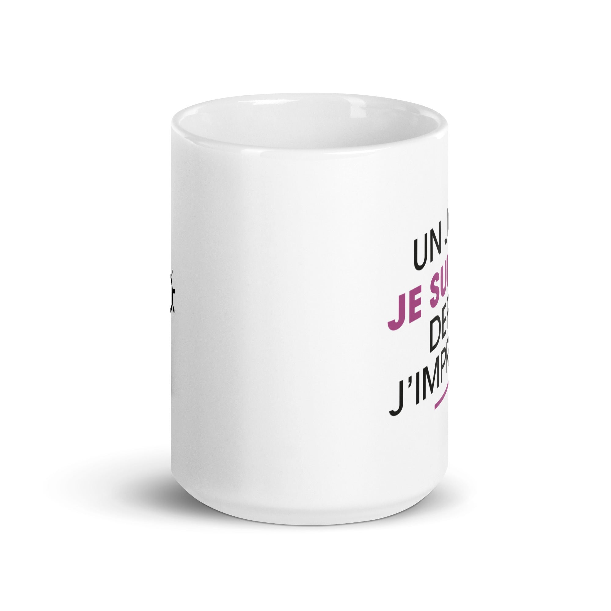 Improvise Femme - Mug Blanc Brillant
