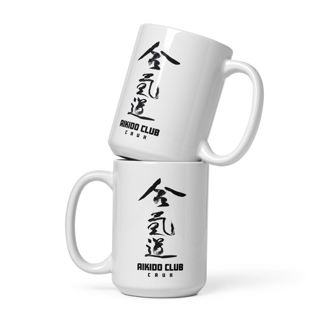 Aikido Club Caux - Mug Blanc Brillant