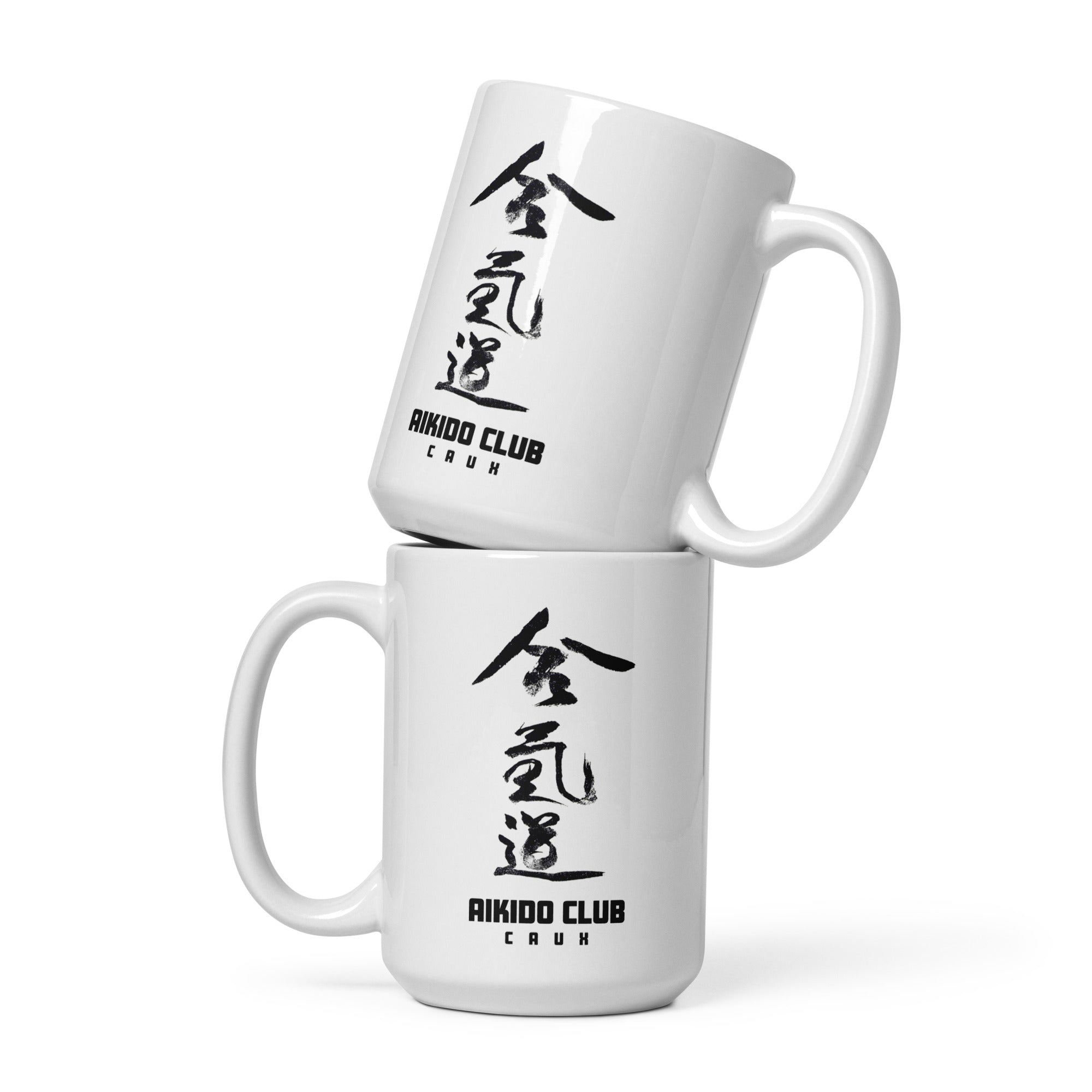 Aikido Club Caux - Mug Blanc Brillant