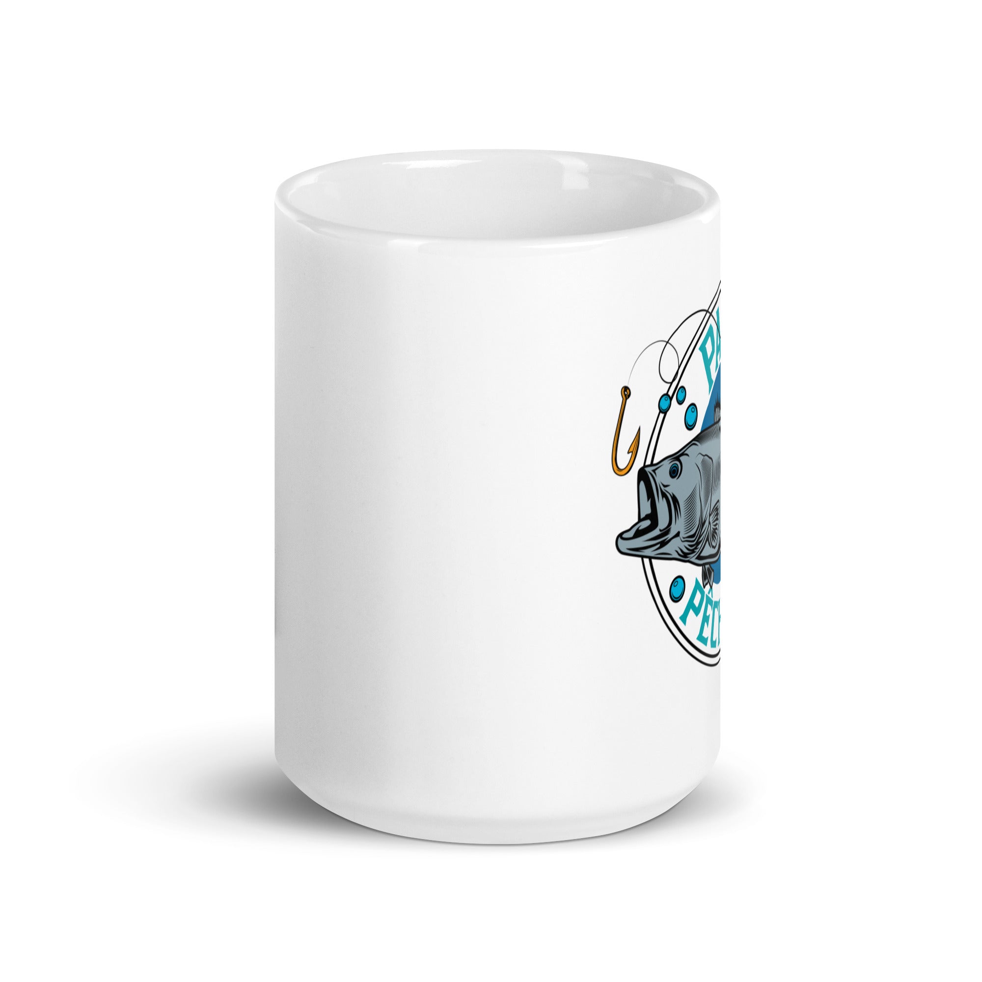 Papa-pêcheur - Mug Blanc Brillant